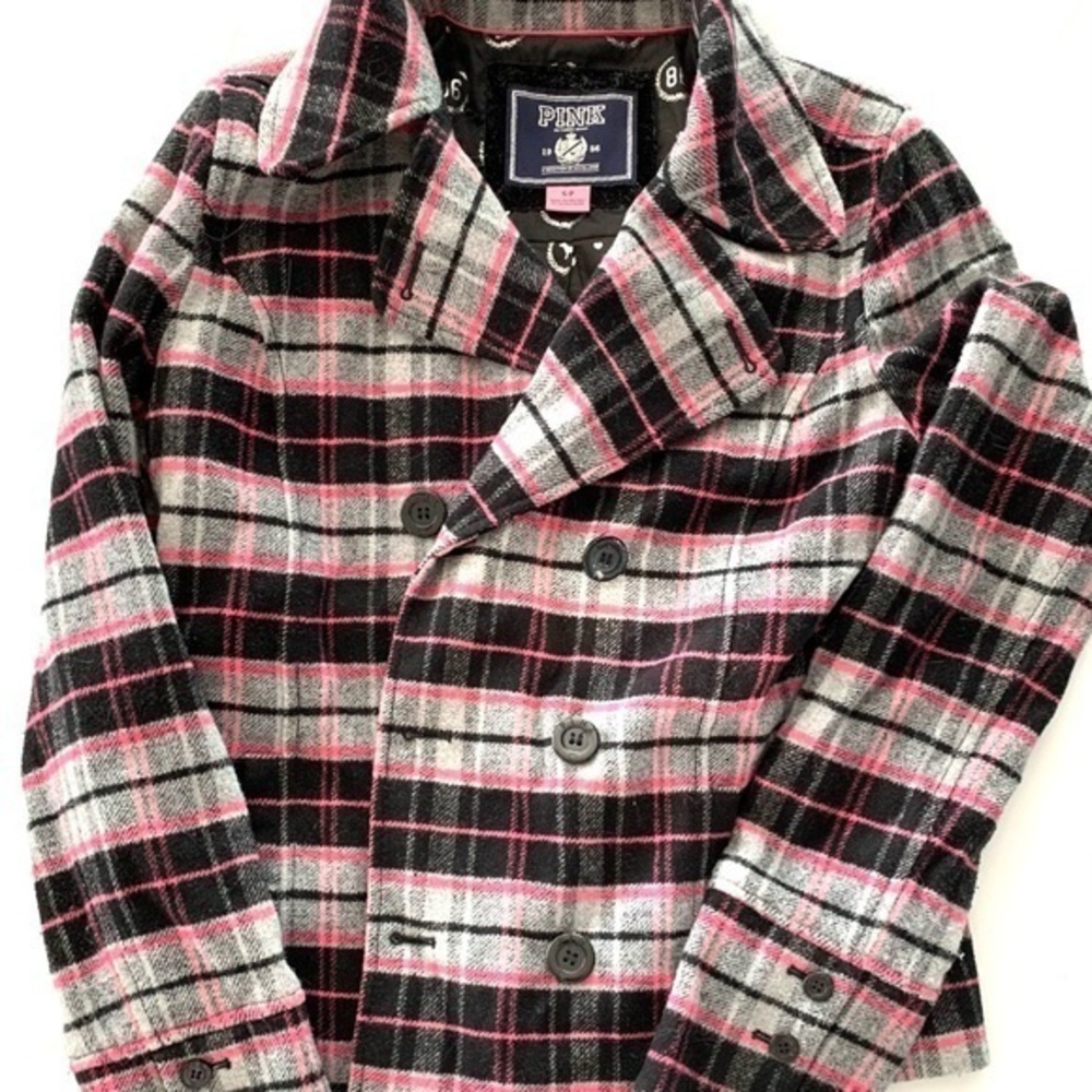 PINK VS Pea Coat Size S